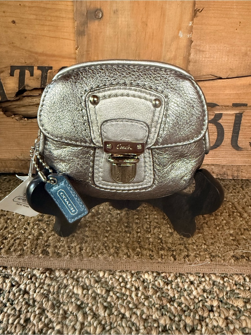 Coach Leather Coin Purse NWT